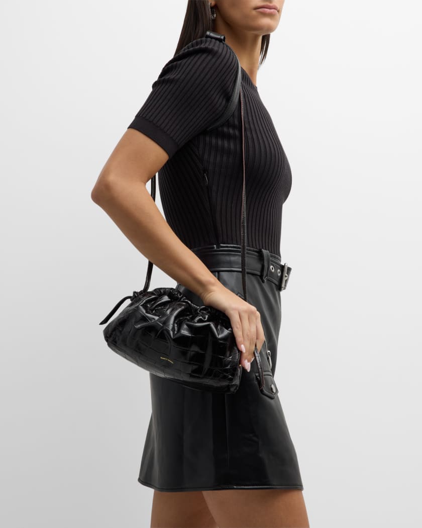 Mansur gavriel croc bucket bag best sale