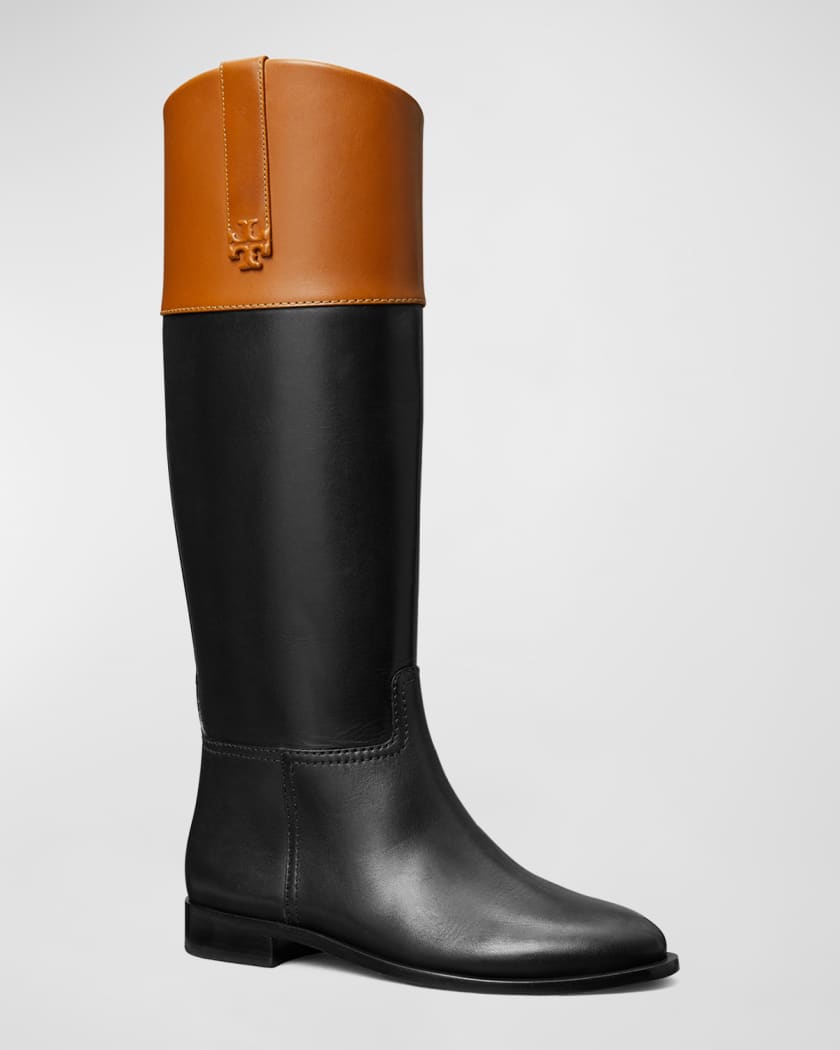 Tory burch two tone deals boots