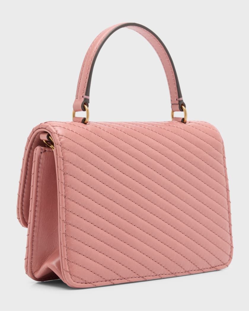 Tory Burch Outlet: Kira bag in quilted leather - Sky Blue