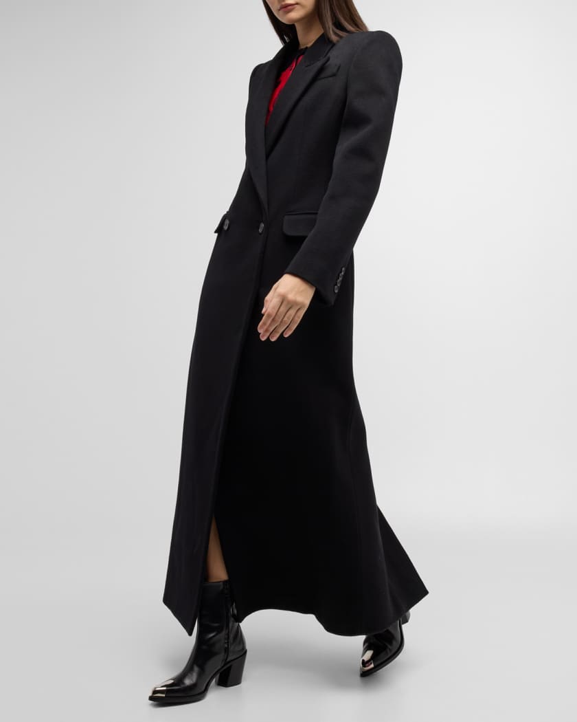 Alexander McQueen Tailored Double Breasted Long Coat Neiman Marcus