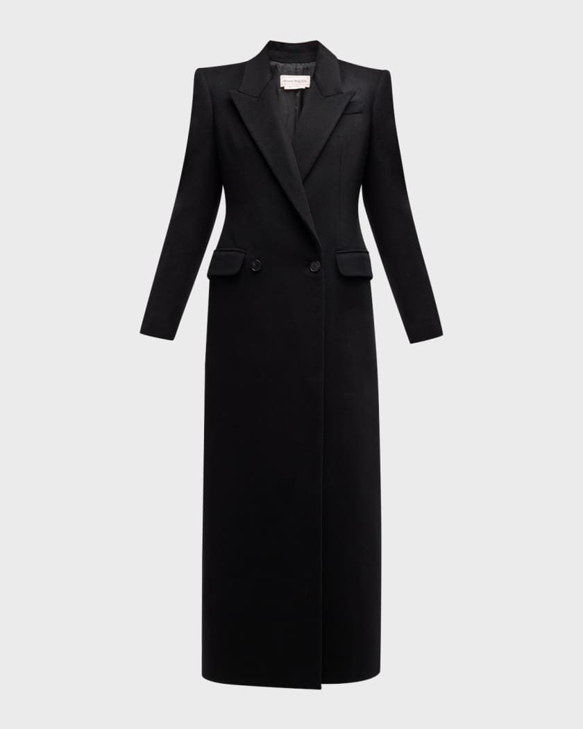 Alexander McQueen Tailored Double-Breasted Long Coat