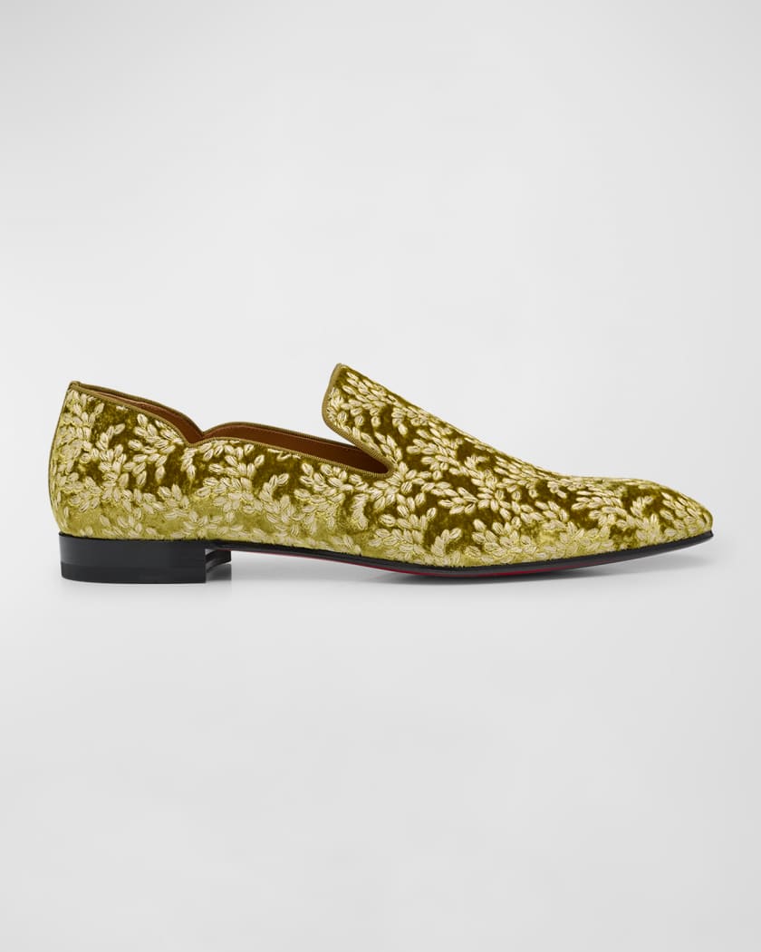 Gold christian sale louboutin mens