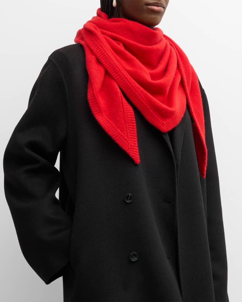 Toteme - Logo wool and cashmere scarf Toteme