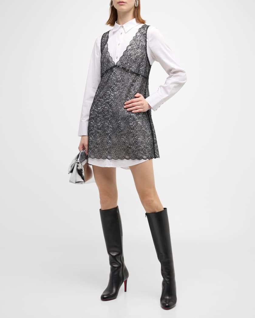 Cinq a top sept lace dress