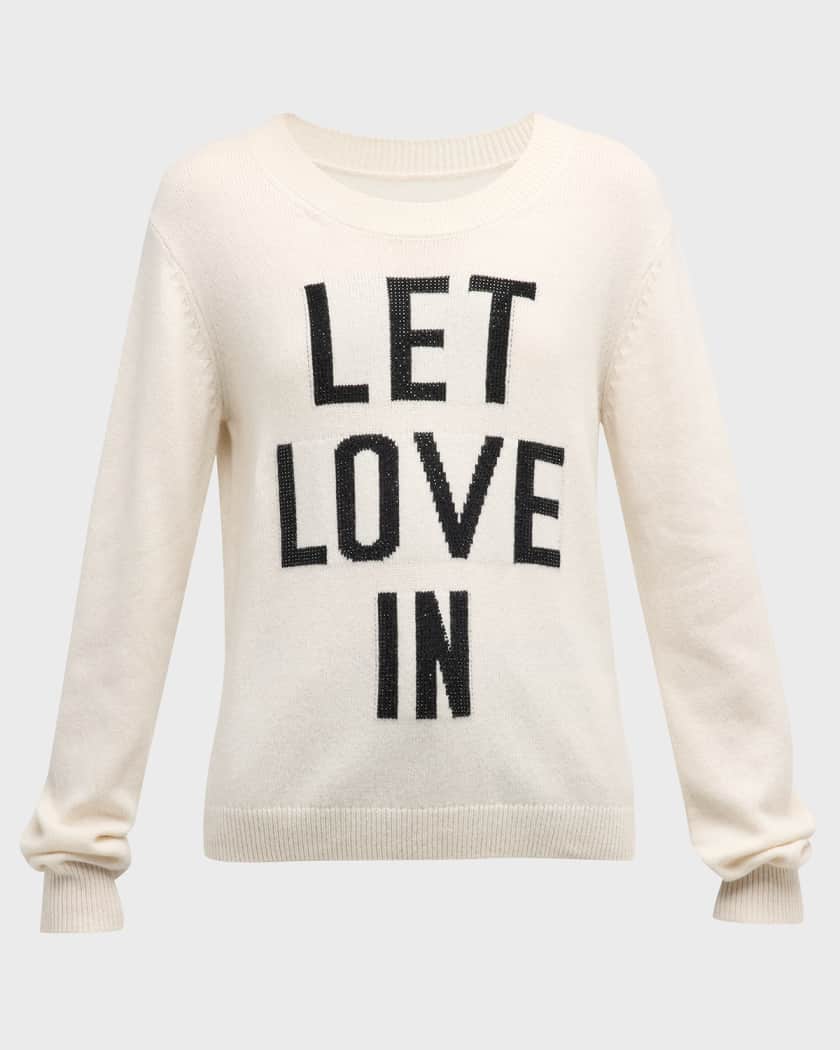 Sweater with love written on it outlet