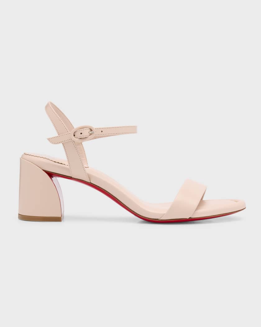 Christian Louboutin Miss Jane Red Sole Ankle Strap Sandals