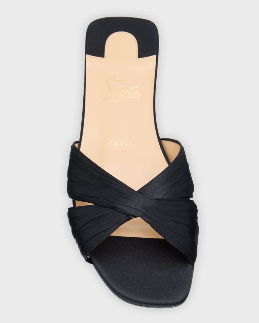 Nicol Is Back Red Sole Slide Sandals