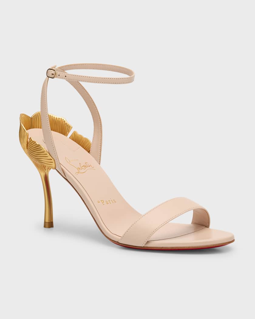 Ginko Girl Leather Red Sole Sandals