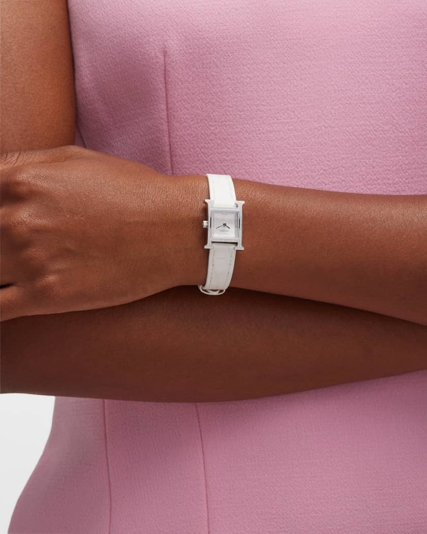 Hermes Heure H Watch Mini Model 21 mm Neiman Marcus
