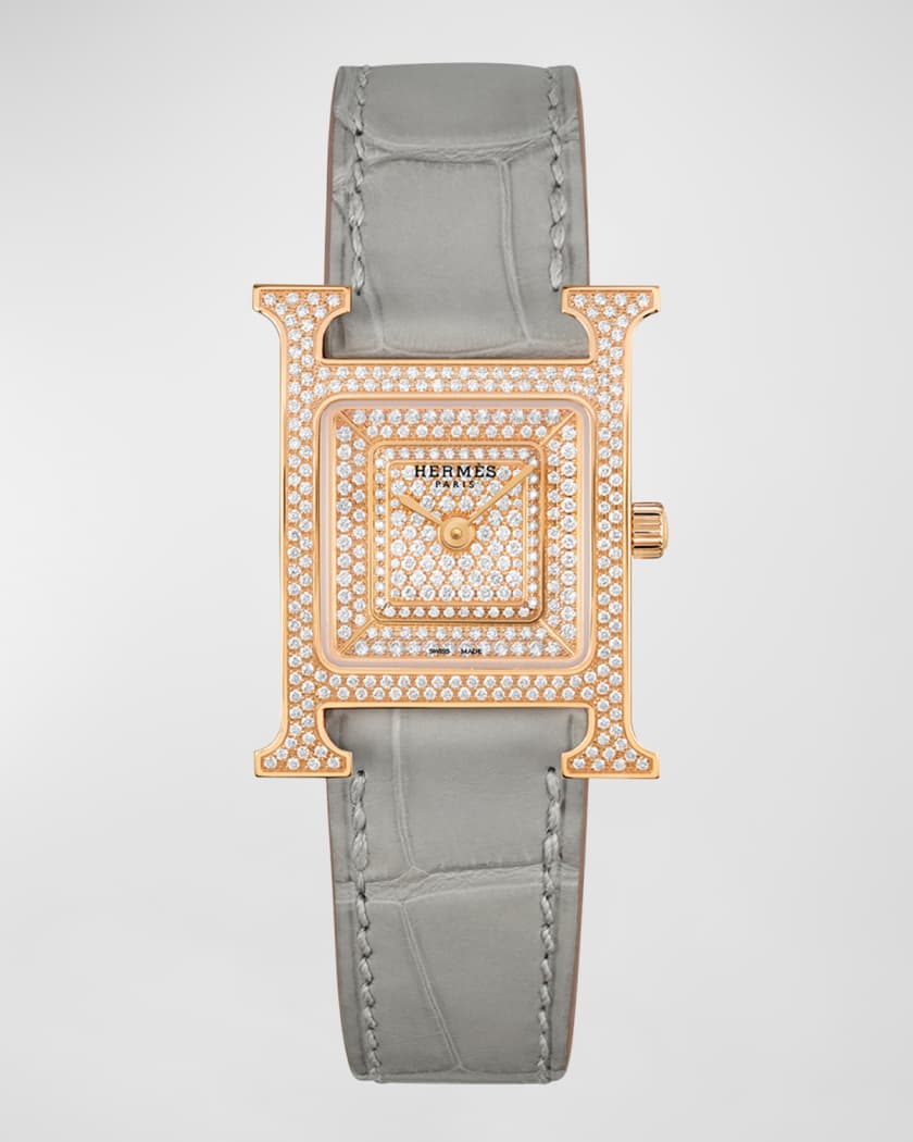Hermès Pre-Owned 2000 Heure H 25mm - White