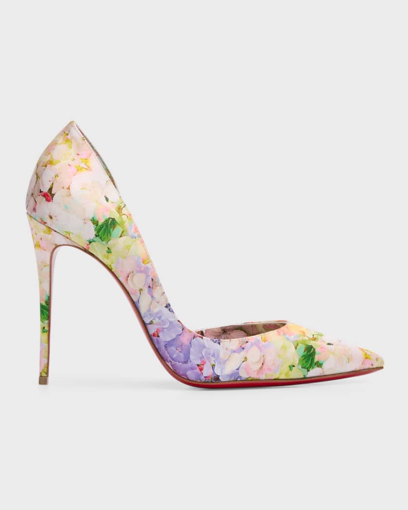 Christian louboutin floral pumps new arrivals
