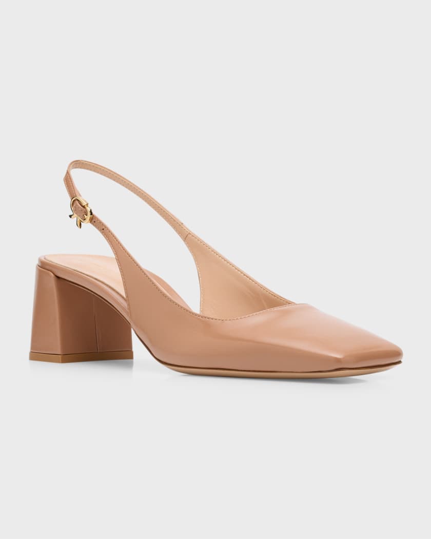 The square deals toe slingback