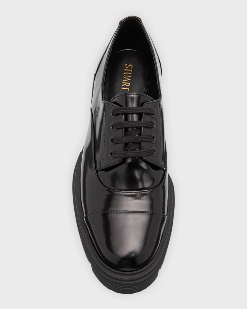 Stuart Weitzman Nolita Leather Casual Oxford Loafers Neiman Marcus