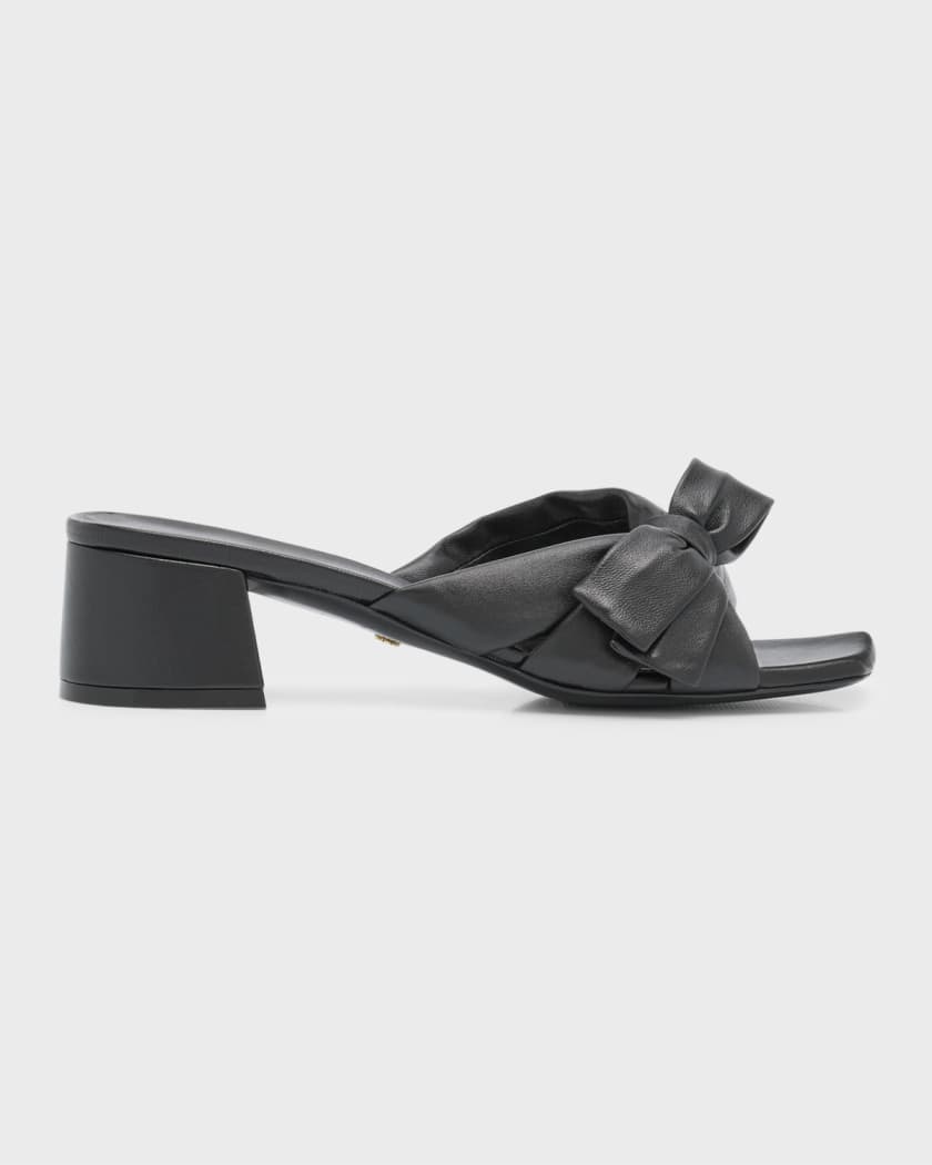 Bow mule sandals sale