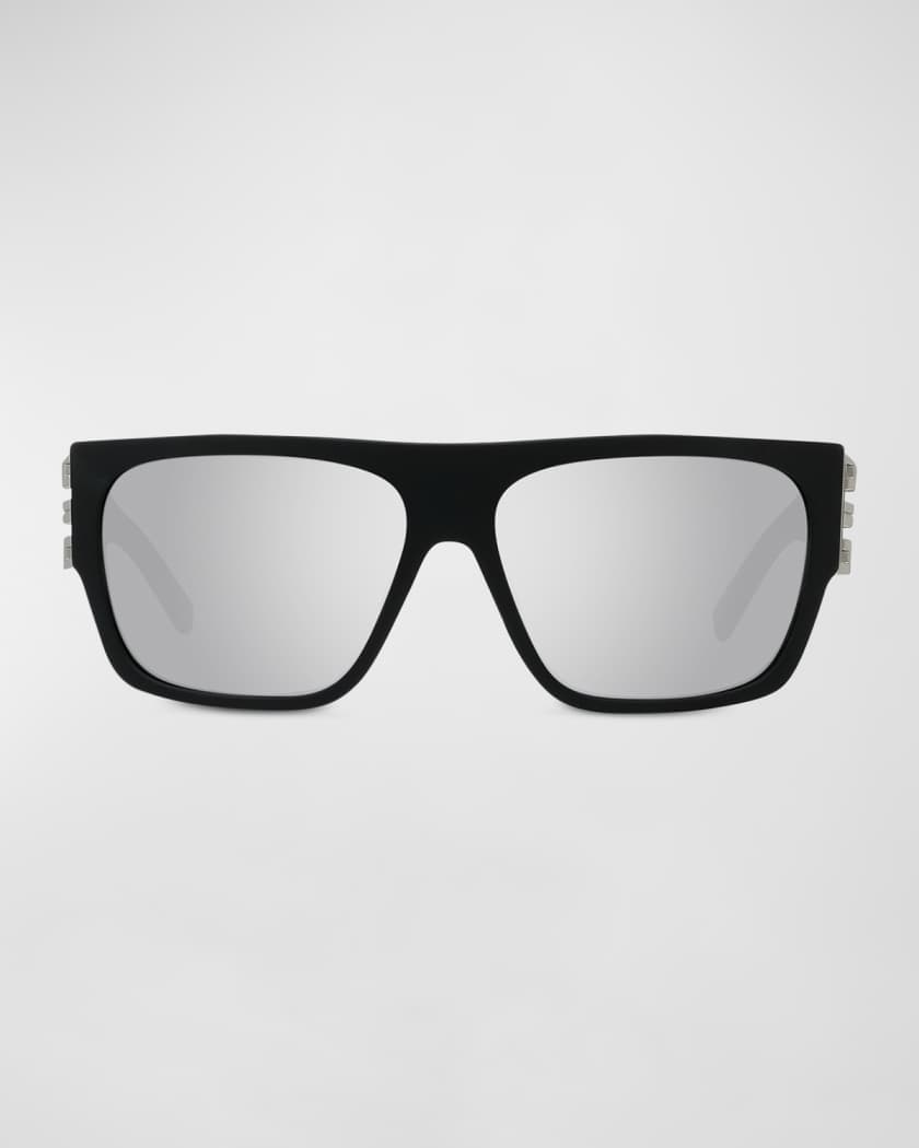 Givenchy Men's 4G-Hinge Square Acetate Sunglasses