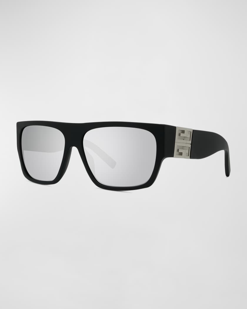 Givenchy Men's 4G-Hinge Square Acetate Sunglasses
