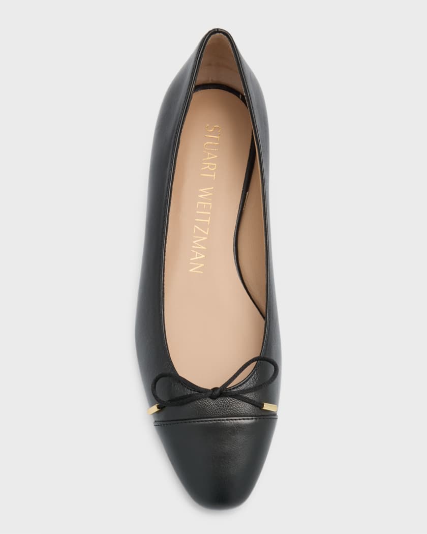 Ballerina flats leather deals