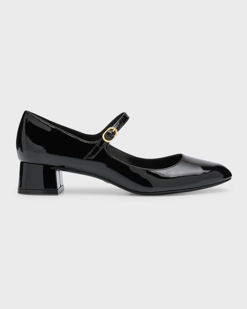 Patent leather mary outlet jane pumps