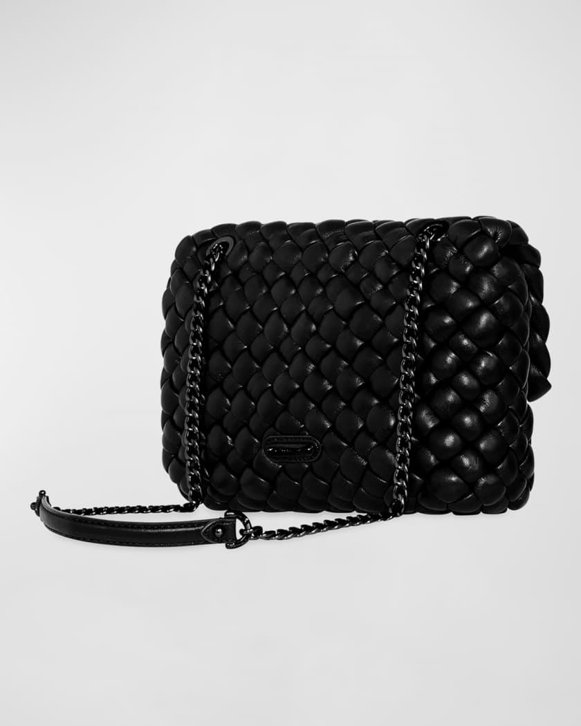 Rebecca Minkoff Edie Flap Shoulder, Black: Handbags