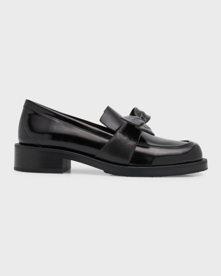 Stuart weitzman black loafers best sale