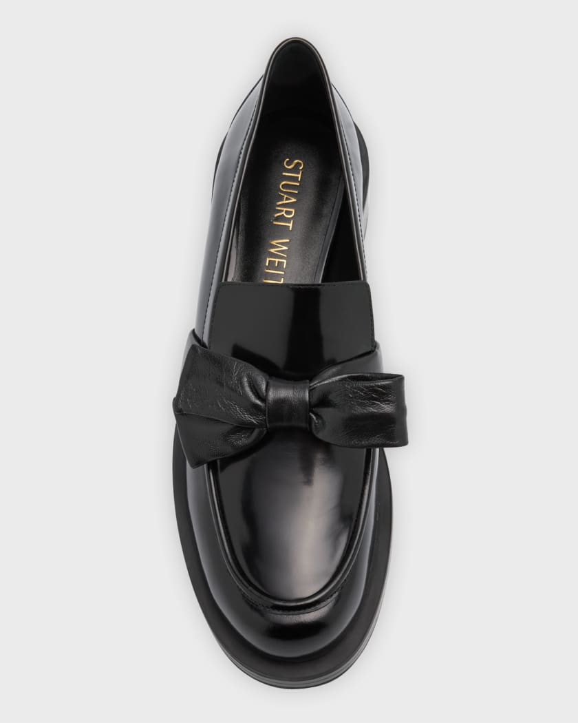 Loafers with bows top