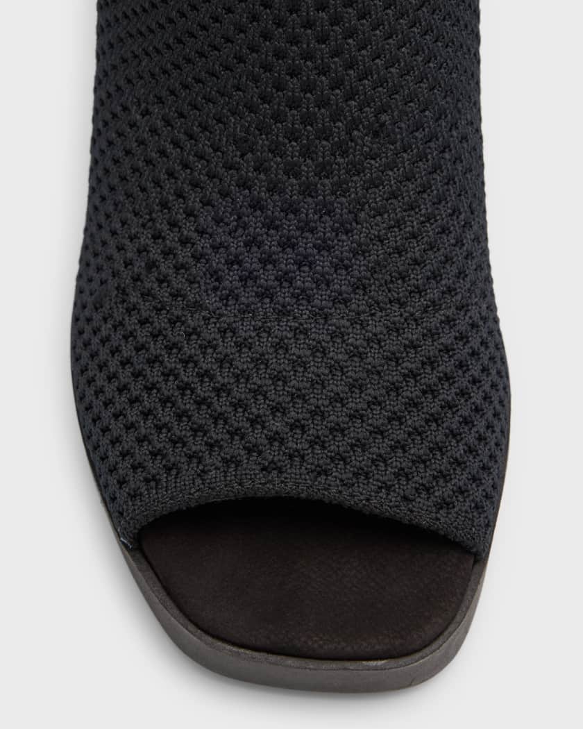 Eileen fisher open toe hot sale bootie