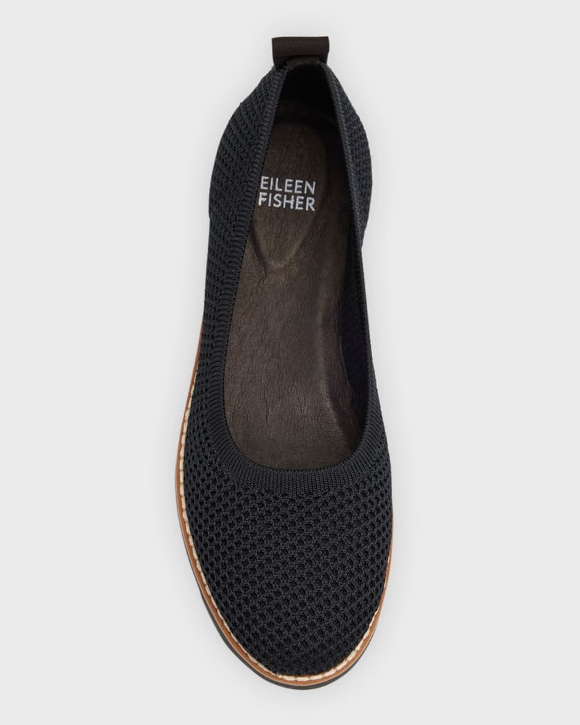 Etta Knit Wedge Ballerina Loafers