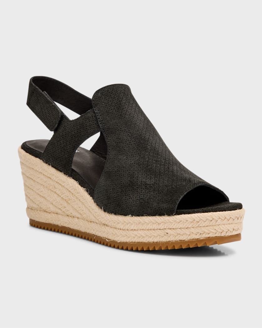 Eileen fisher margo suede wedges top