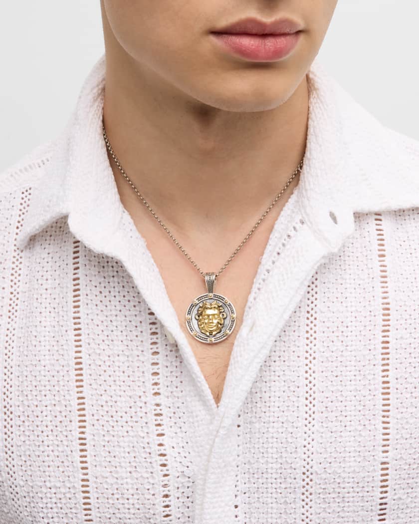 Mens coin pendant outlet