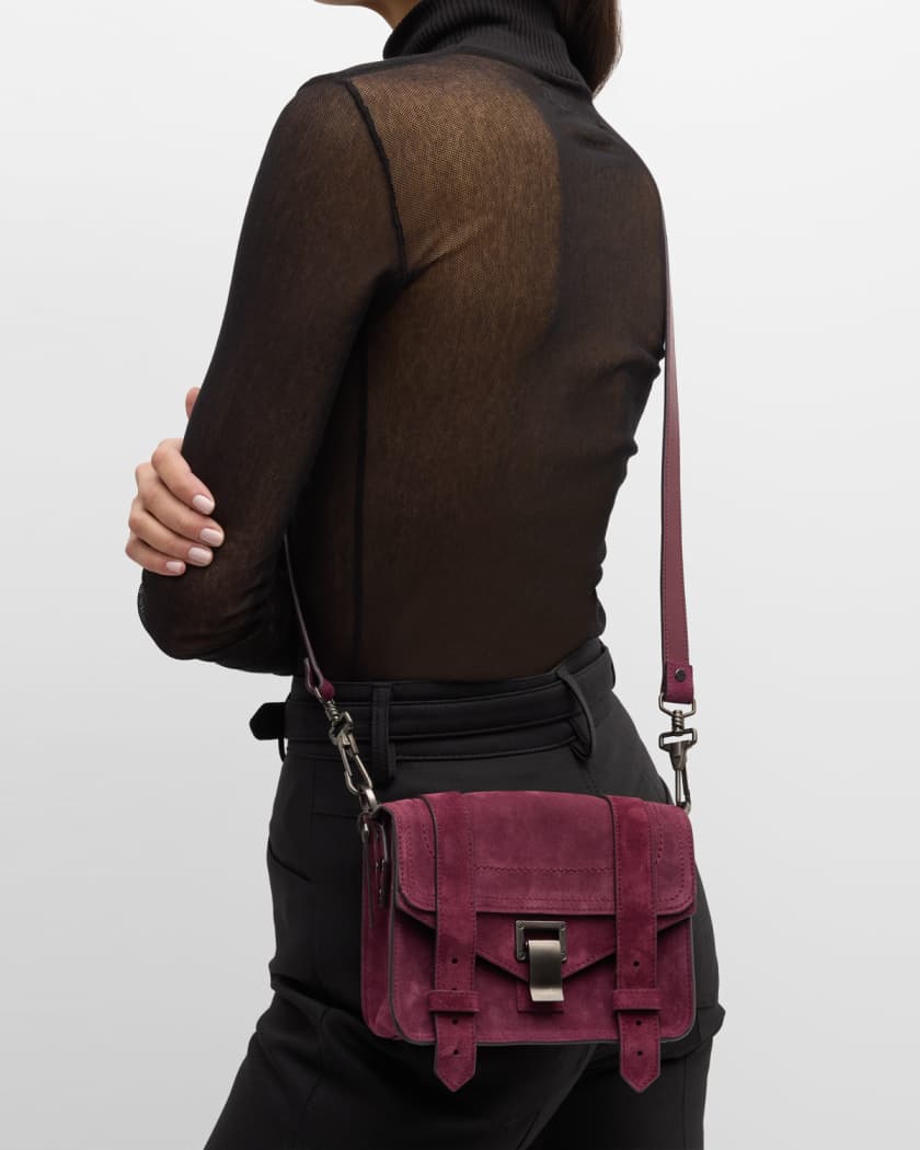 PS1 Mini Suede Crossbody Bag