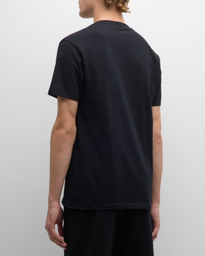 Men's T-Shirt with Logo Taping