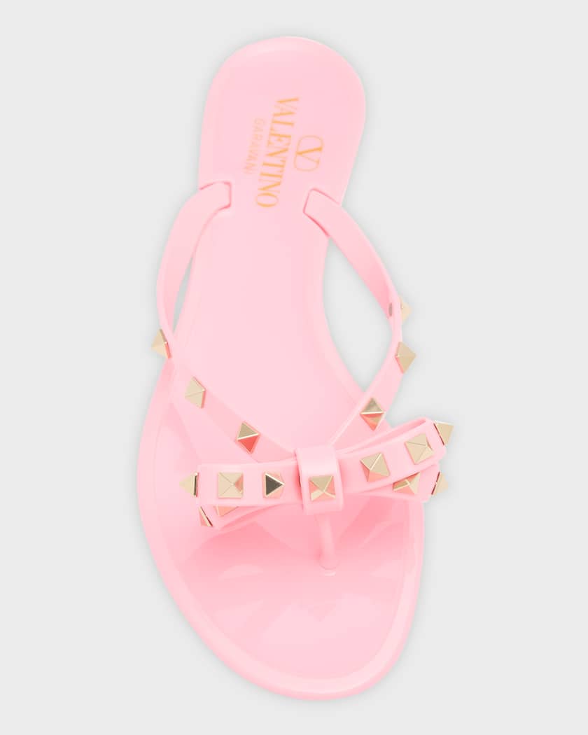 Valentino rockstud new arrivals pvc sandals