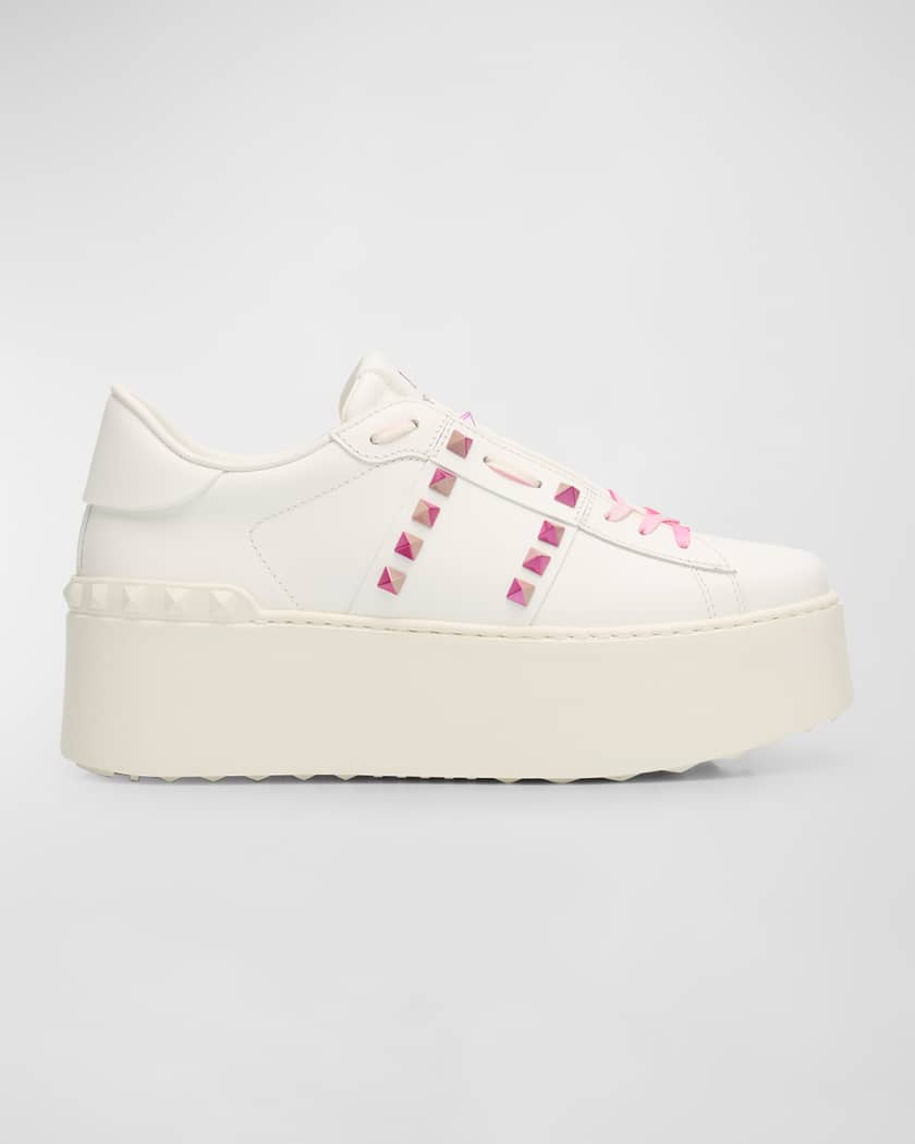 Valentino Garavani White Rockstud Untitled Sneakers