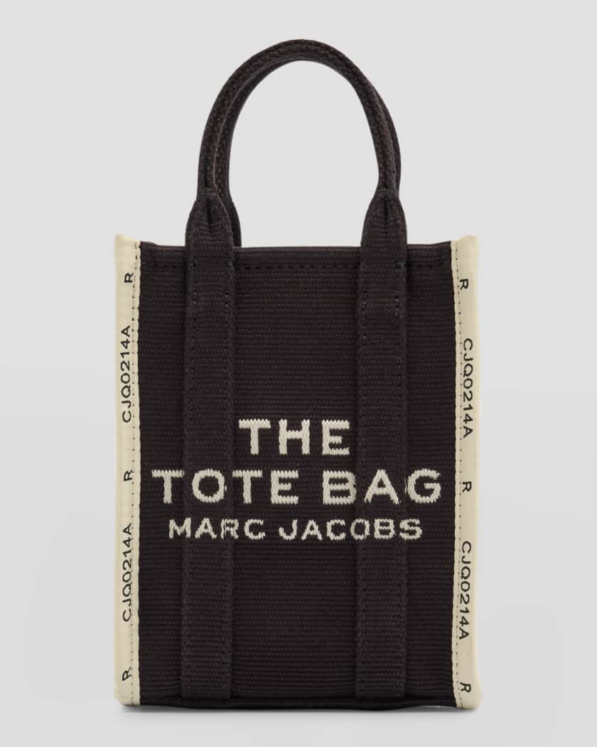 MCM Logo Jacquard Top Handle Tote Bag