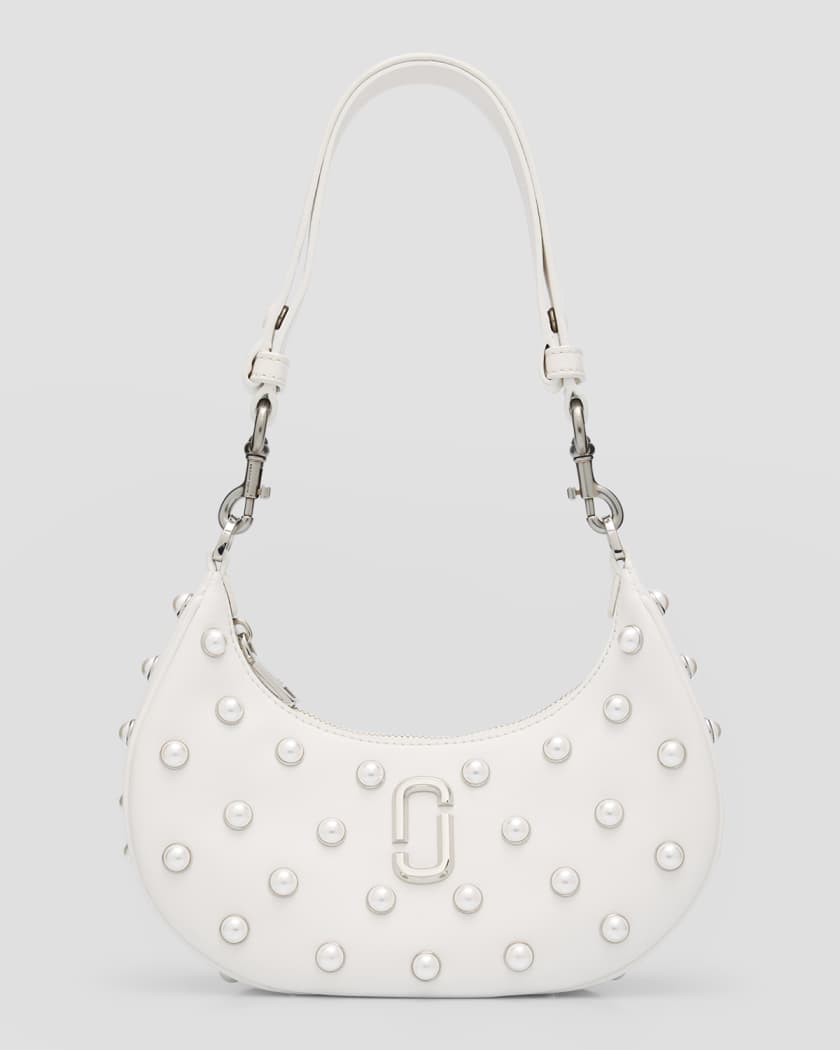 Marc Jacobs The Barcode Pillow Shoulder Bag - White/Silver