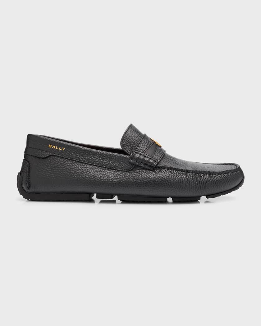 Bally Men s Paklys Moc Toe Leather Drivers Neiman Marcus