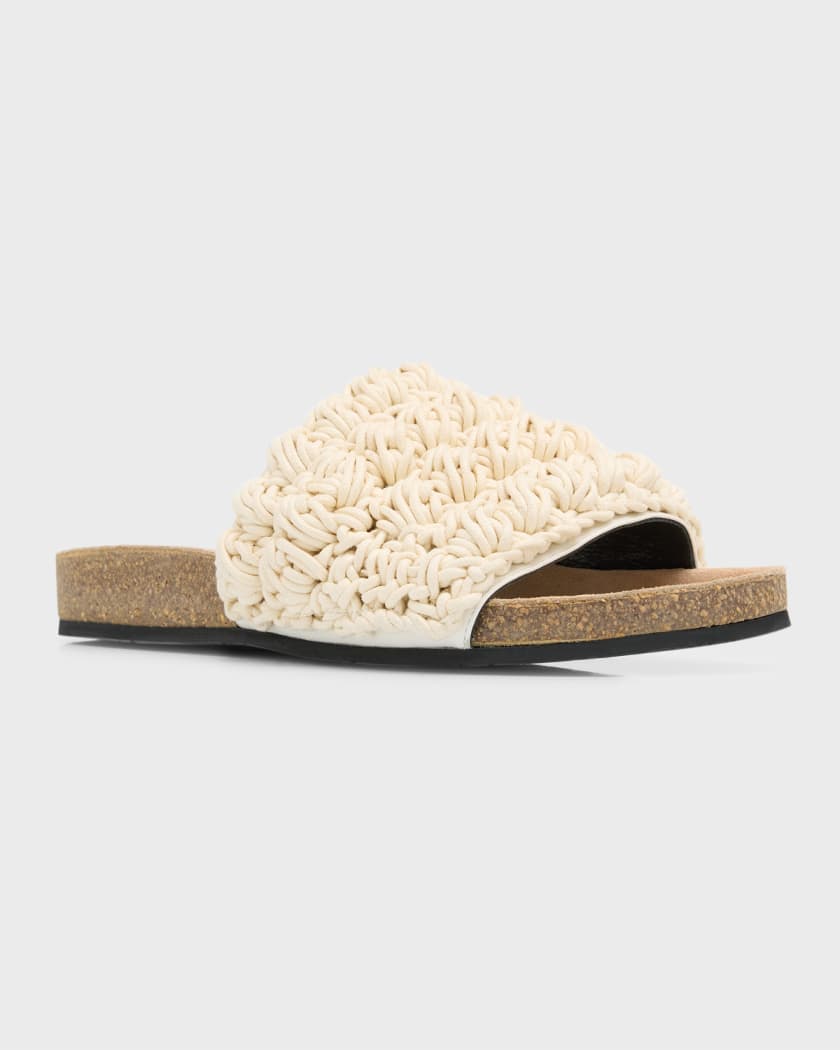 Crochet Comfort Easy Slide Sandals Neiman Marcus