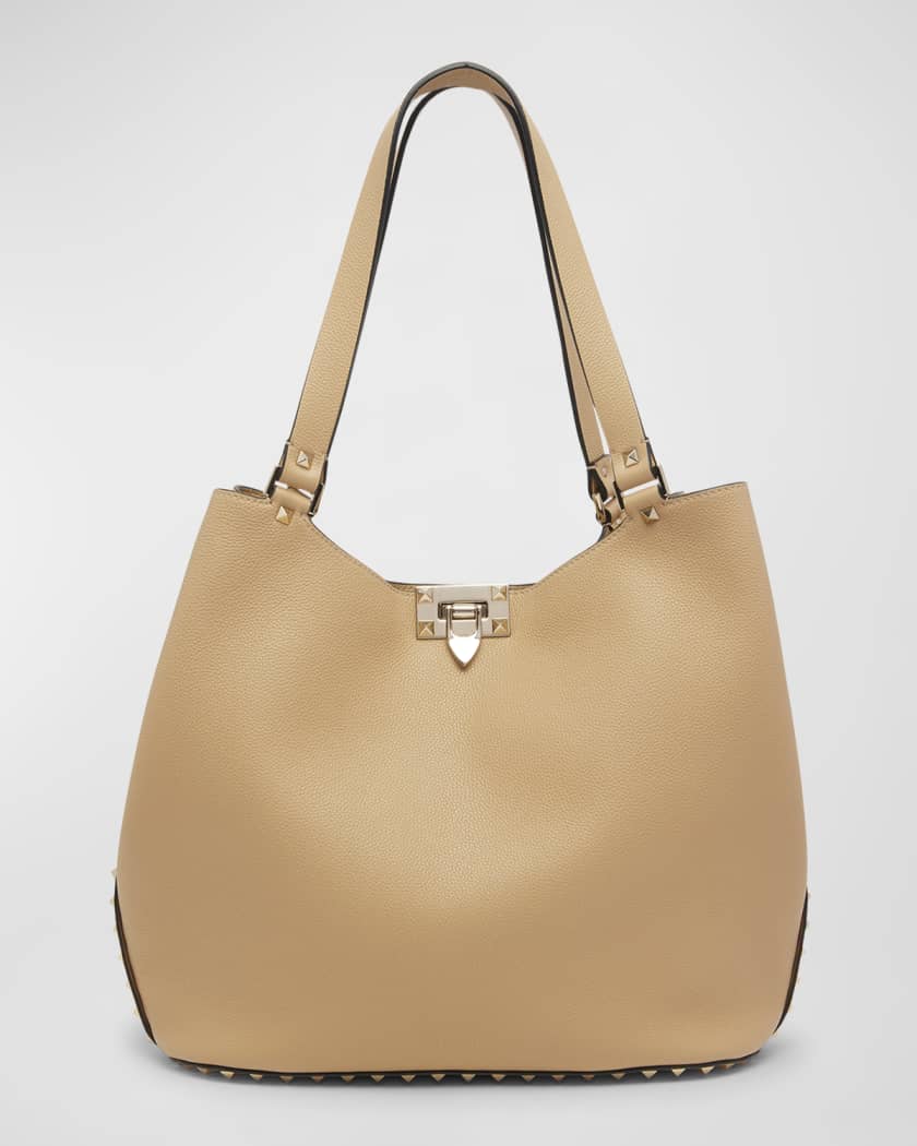 Rockstud leather tote new arrivals