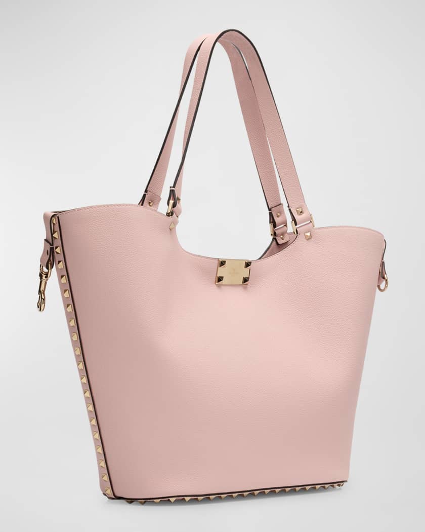 Valentino Garavani Small Rockstud Leather Tote Bag Neiman Marcus
