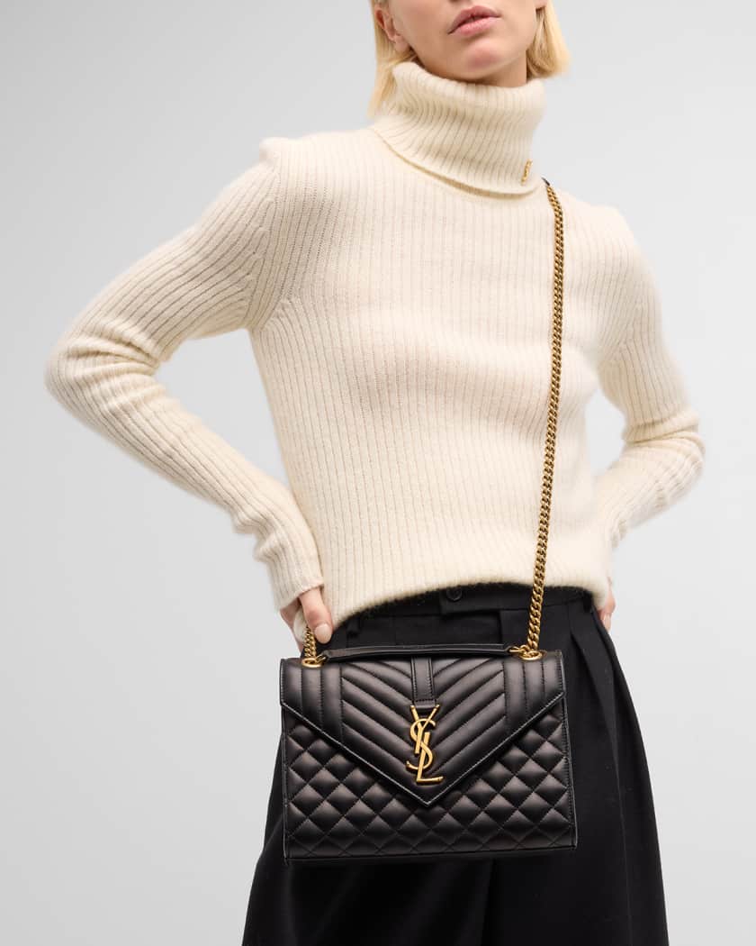 Ysl quilted shoulder bag cheap