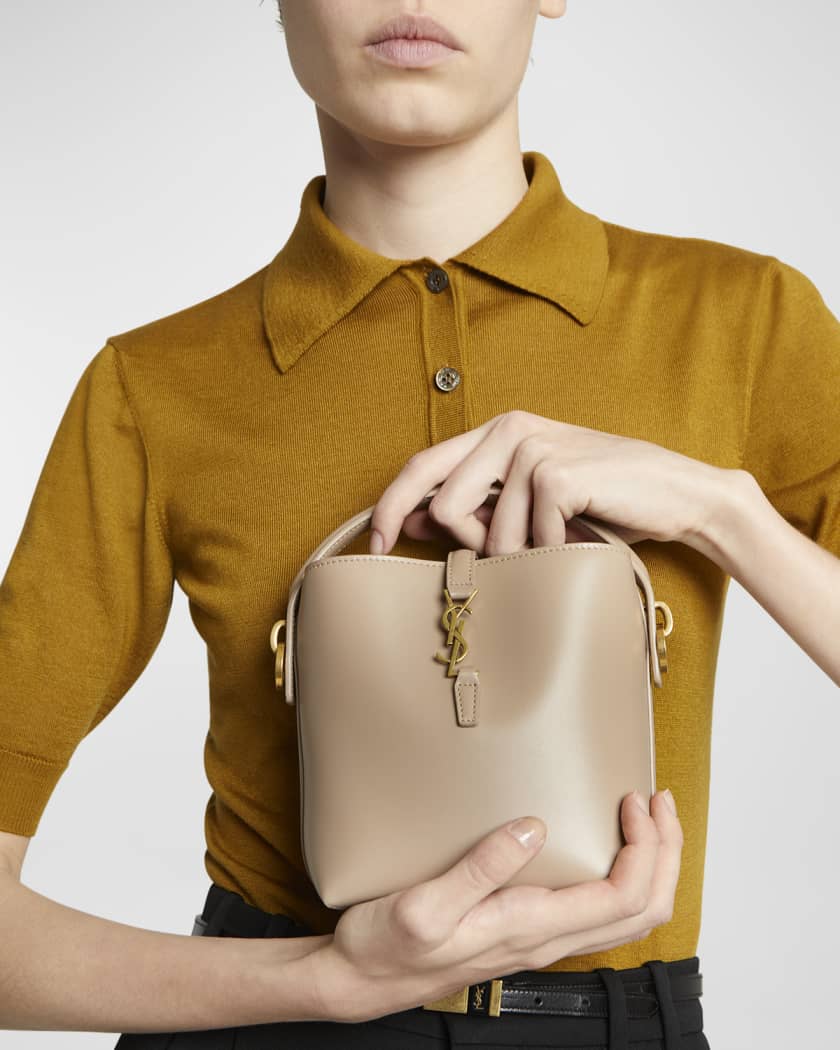 Le 37 Mini YSL Bucket Bag in Smooth Leather