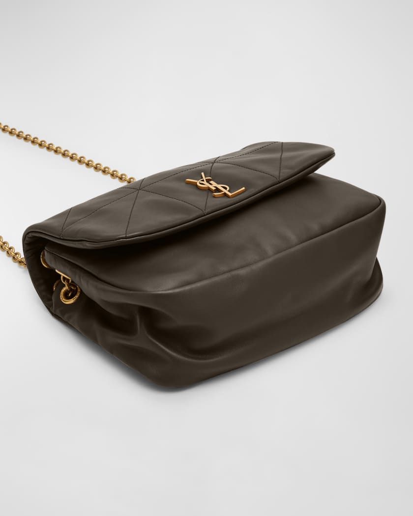 Jamie 4.3 Small YSL Shoulder Bag in Quilted Smooth Leather