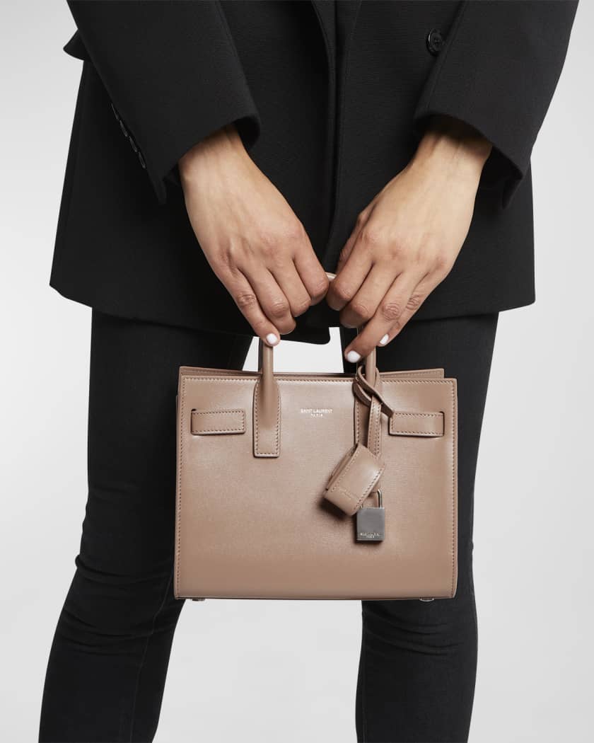 Saint Laurent Sac de Jour Nano Leather Top-Handle Bag