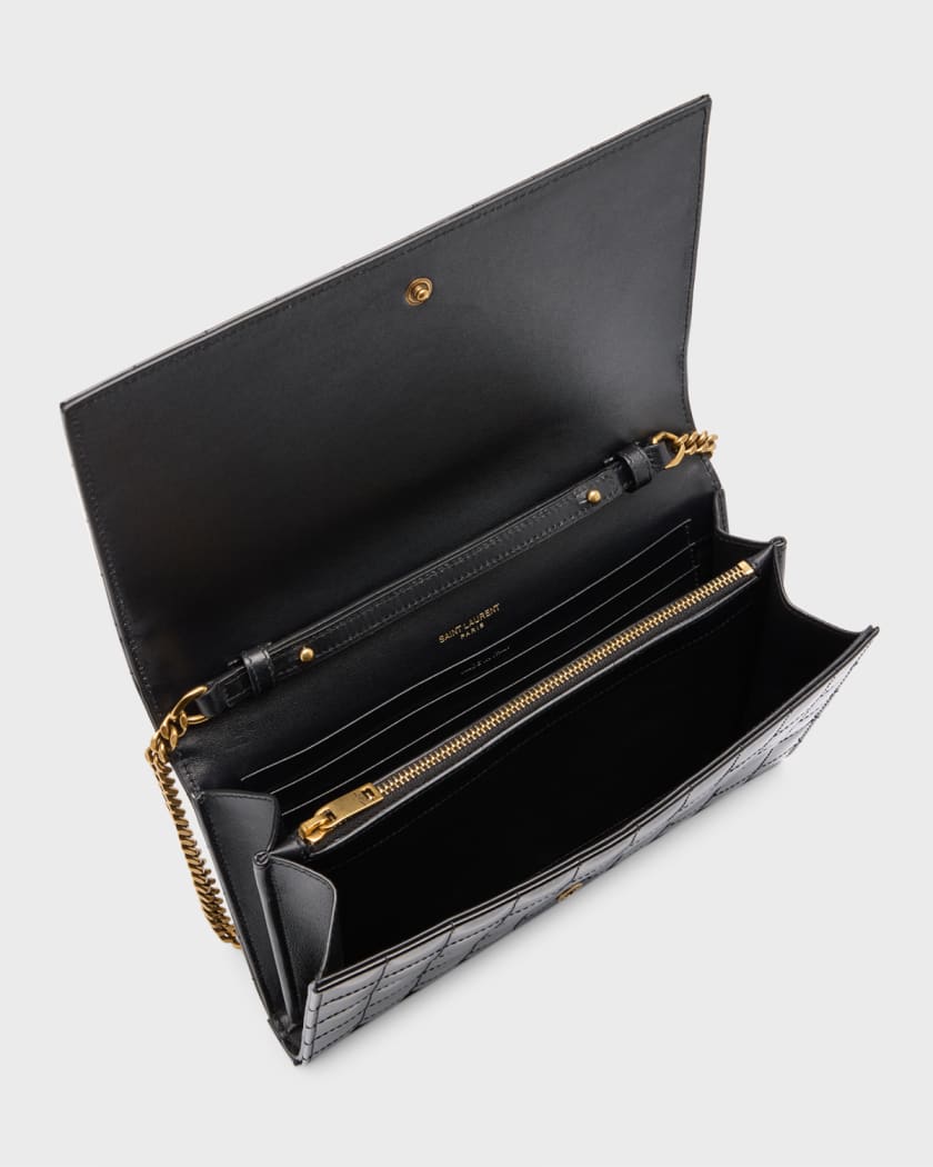Monogram chain wallet in patent leather 2025