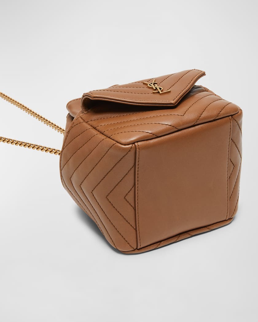 Joe Mini YSL Bucket Bag with Adjustable Strap in Smooth Leather