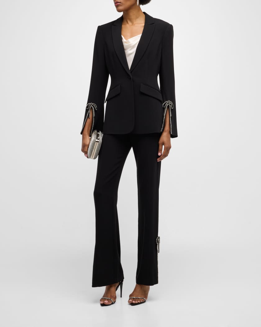 Blazer with rhinestones top