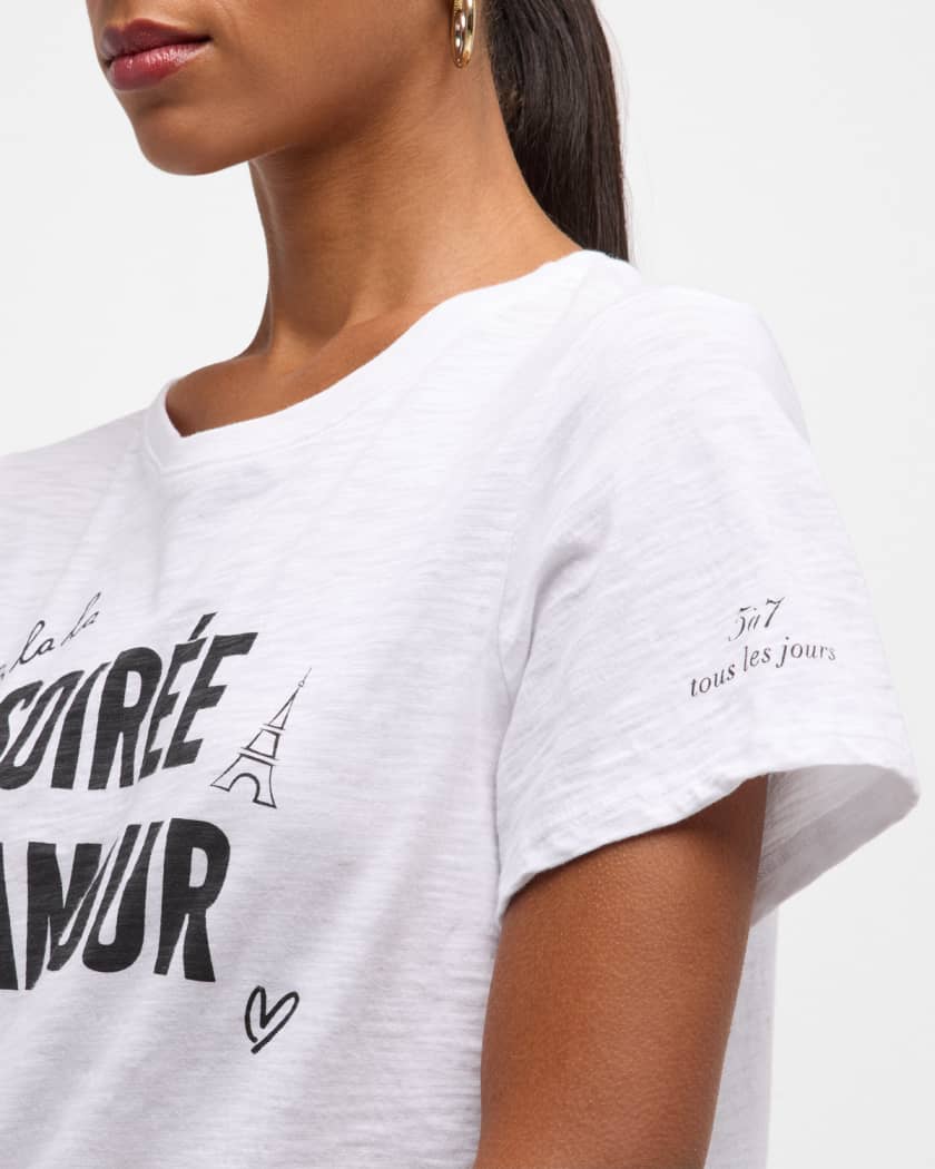 Cinq a Sept Soiree D Amour Graphic Tee Neiman Marcus