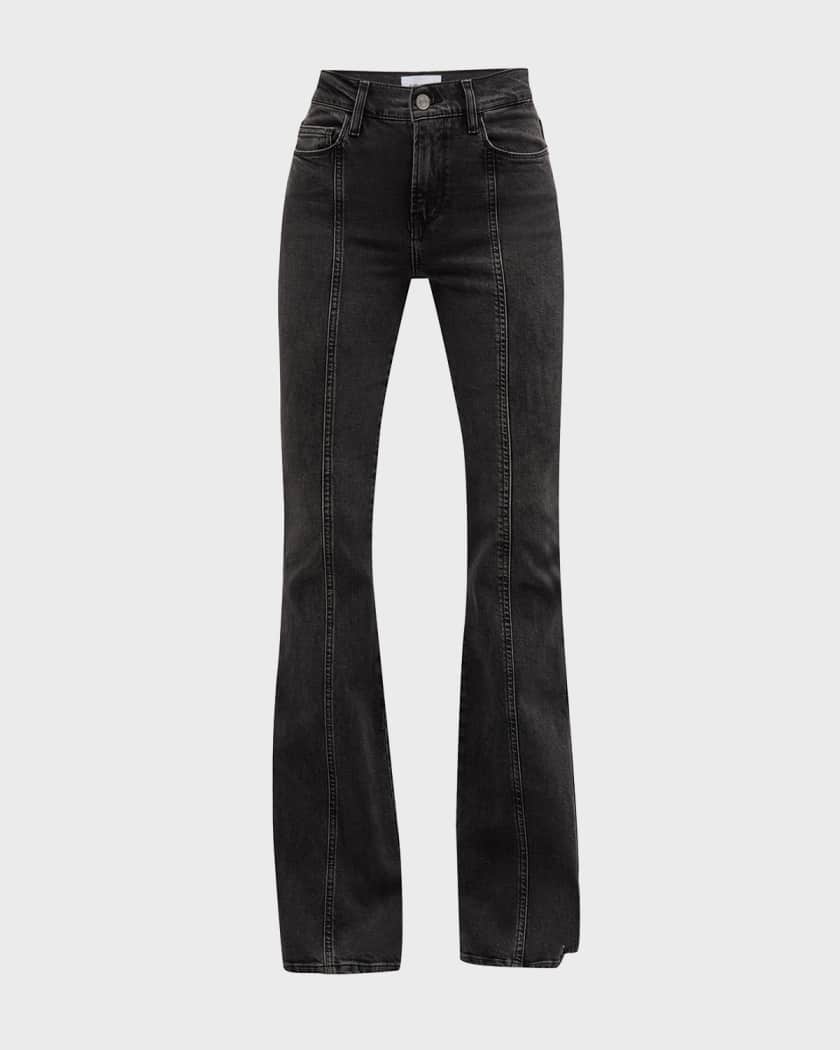 FRAME Le High Flare Side Slit Jeans Neiman Marcus