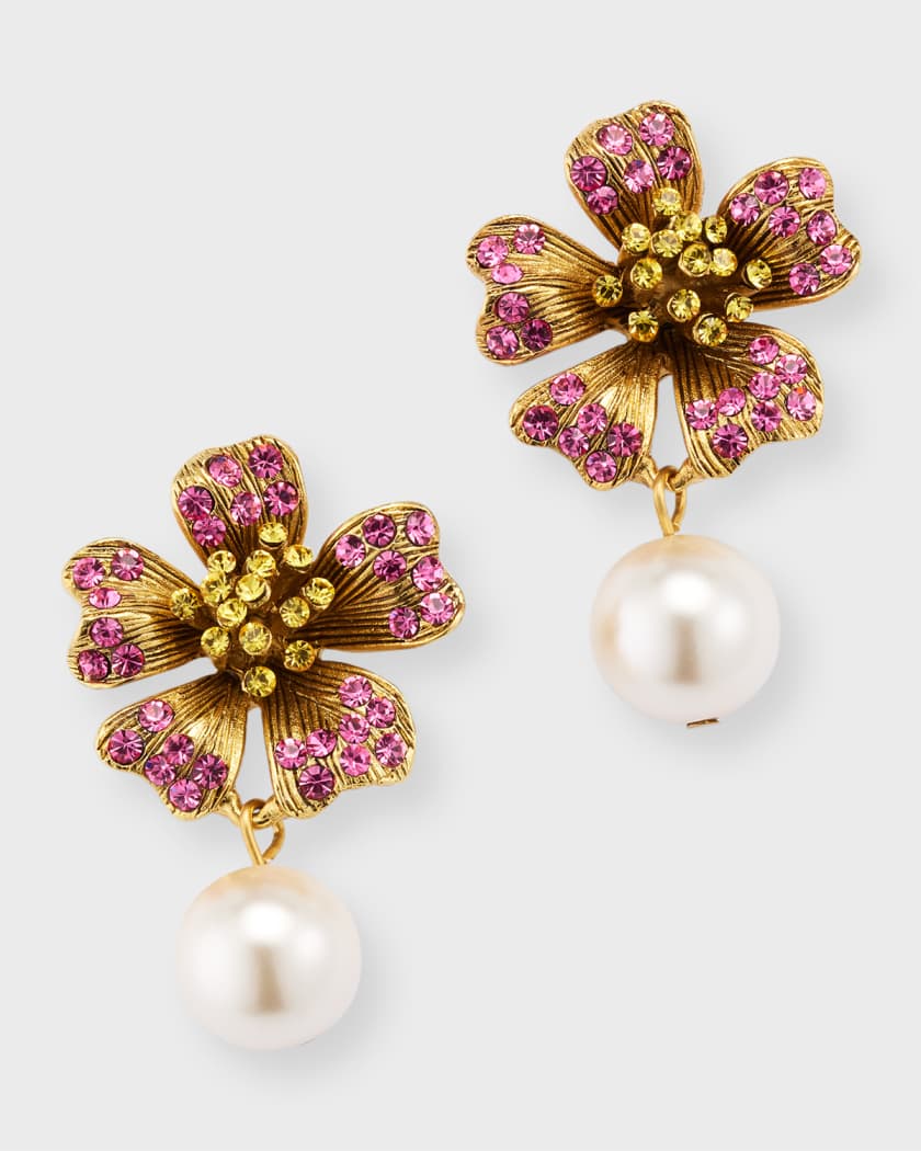 Neiman marcus oscar de la renta earrings sale
