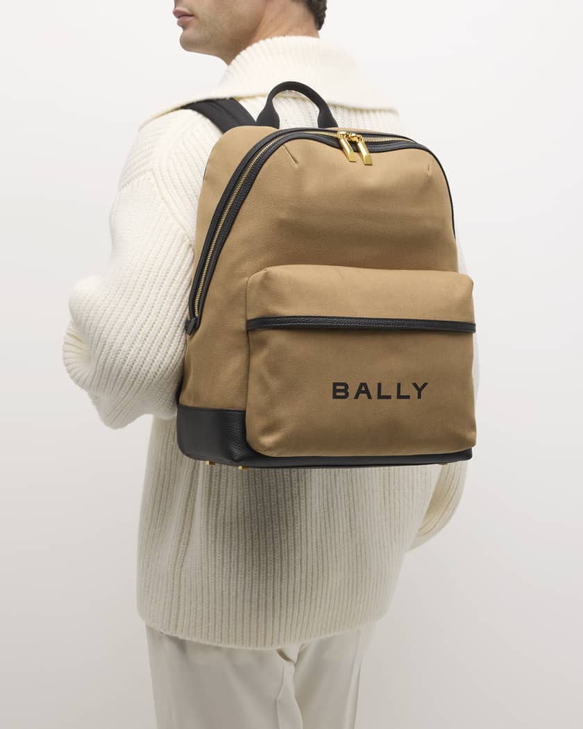 Bally Contrast Strap Weekend Bag in Brown for Men